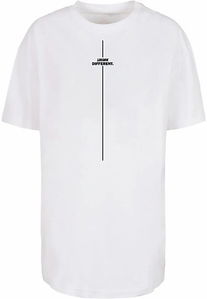 Merchcode T-Shirt "Merchcode Damen Ladies Think Different Oversized Boyfrie günstig online kaufen