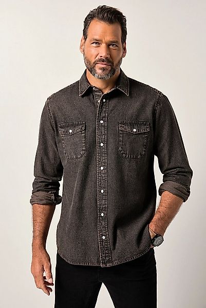 JP1880 Businesshemd JP1880 Color-Jeanshemd FLEXNAMIC® Langarm bis 8 XL günstig online kaufen