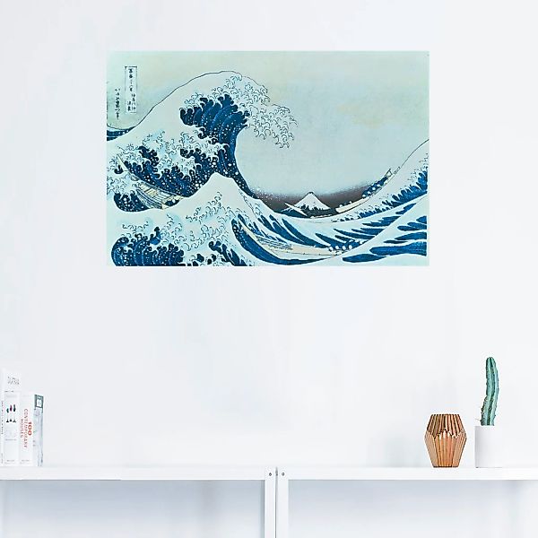Artland Wandbild »Die grosse Welle von Kanagawa. 1831«, Gewässer, (1 St.), günstig online kaufen