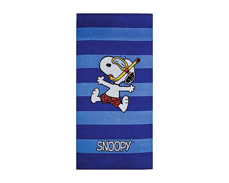 Snoopy Badetücher Snoopy Strandtuch 70x140cm – Diving Design für Kinder, 10 günstig online kaufen