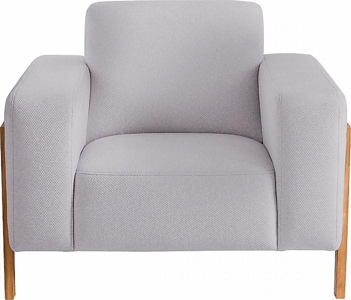 exxpo - sofa fashion Sessel "Starr, Loungesessel, Scandic Design mit Sichth günstig online kaufen