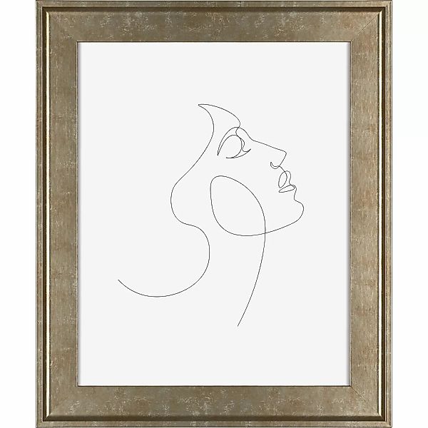MDF-Bilderrahmen Venezia FSC Gold-Silber 21 cm x 29,7 cm günstig online kaufen