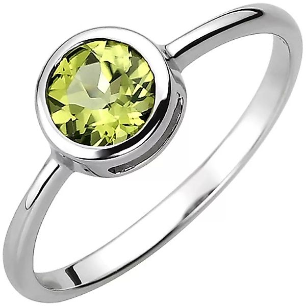 SIGO Damen Ring 925 Sterling Silber 1 Peridot grün Silberring günstig online kaufen