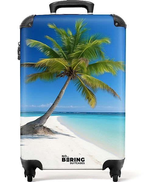 NoBoringSuitcases.com© Hartschalen-Trolley Palmen am Strand 55x35x20cm, günstig online kaufen