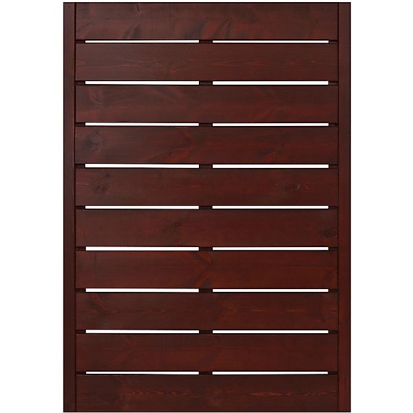 Sichtschutzzaunelement Faro Braun,ackiert 130 cm x 90 cm günstig online kaufen