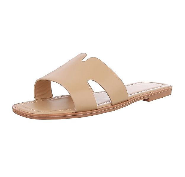 Ital-Design Komfortable Sandalen für Alltag und Freizeit Pantolette (893229 günstig online kaufen