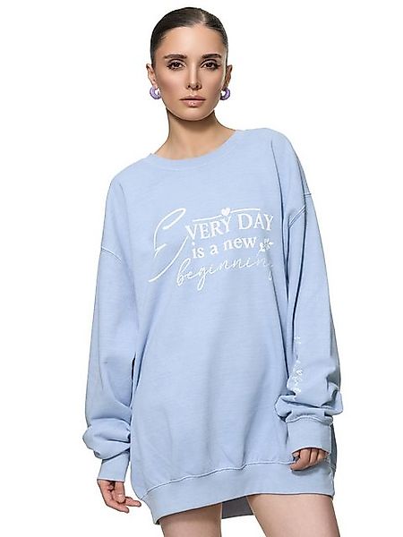 Worldclassca Sweatshirt Worldclassca Oversized Sweatshirt EVERY DAY Print L günstig online kaufen