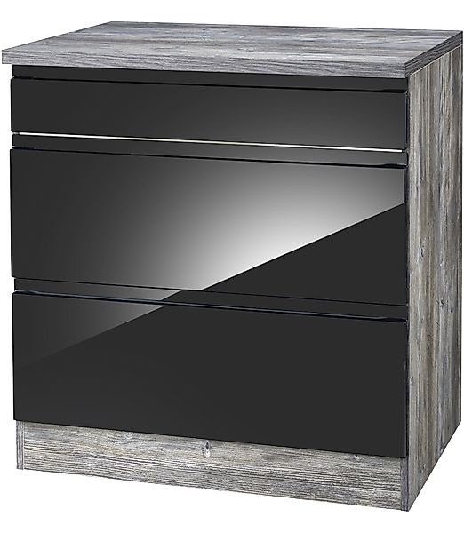 KOCHSTATION Kochfeldumbauschrank "KS-Virginia", 80 cm breit günstig online kaufen
