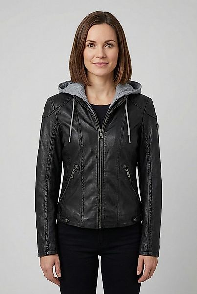 Mauritius Lederjacke MWAmmy mit abnehmbarer Kapuze günstig online kaufen