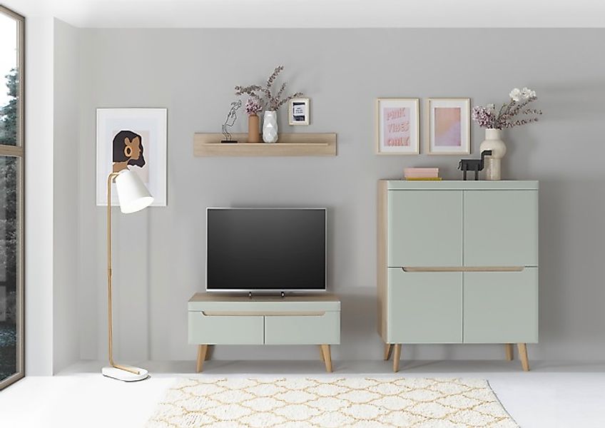 INOSIGN Wohnwand »Torge, Anbauwand, Schrankwand, Mediawand, Wohnzimmer-Set« günstig online kaufen