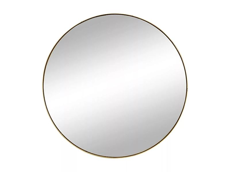 Wandspiegel rund - D. 80 cm - Metall - Goldfarben - JAFFREL günstig online kaufen