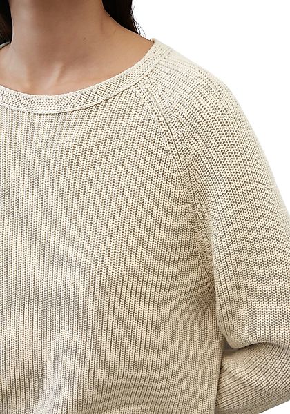 Marc O'Polo Rundhalspullover im festem Baumwoll-Strick günstig online kaufen