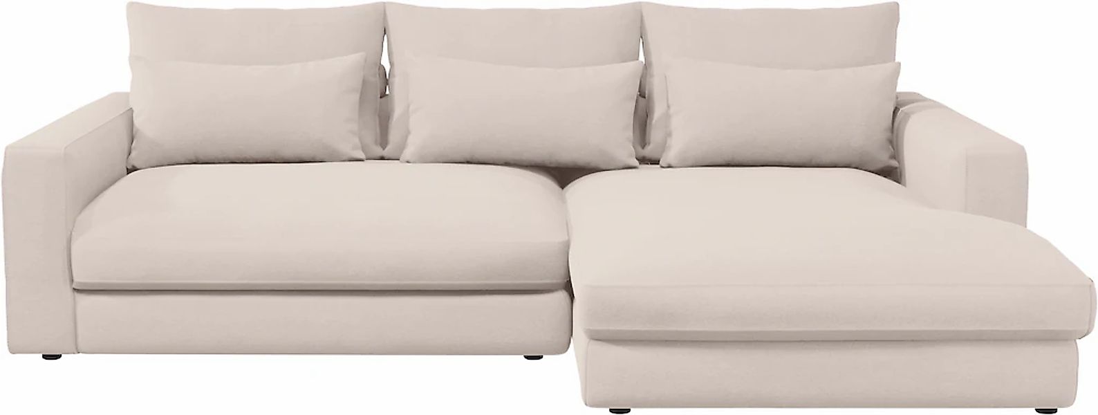 Home affaire Ecksofa »Darwin, viele Kissen, extra tiefe Sitzfläche, 271/89/ günstig online kaufen