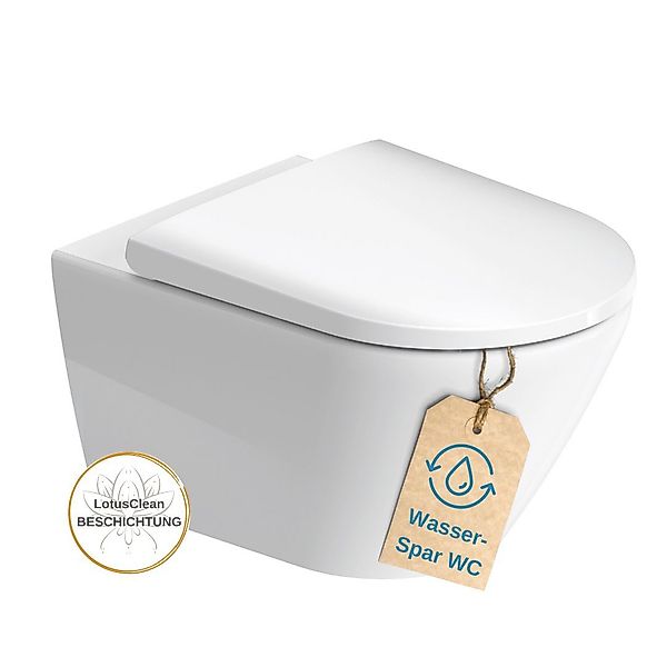 Duravit Tiefspül-WC Duravit Wand WC spülrandlos günstig online kaufen