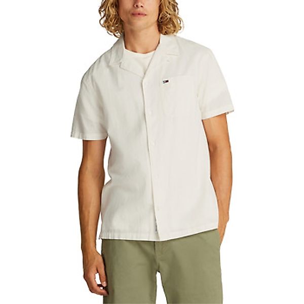 Tommy Jeans Kurzarmhemd TJM LINEN BLEND CAMP SS EXT Mit V-Ausschnitt günstig online kaufen