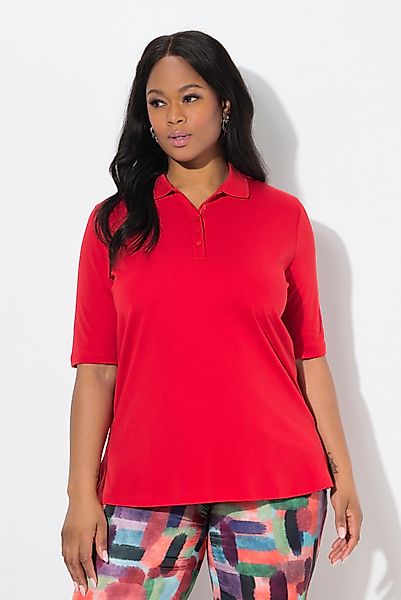 Ulla Popken Poloshirt Poloshirt Classic Polokragen günstig online kaufen