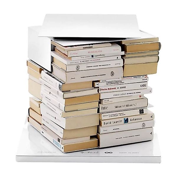Opinion Ciatti - Ptolomeo X4 Short Büchersäule - weiß RAL 9003/lackiert/Obe günstig online kaufen