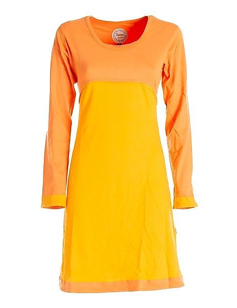 Vishes Jerseykleid Langarm Damen Kleid Longshirt günstig online kaufen