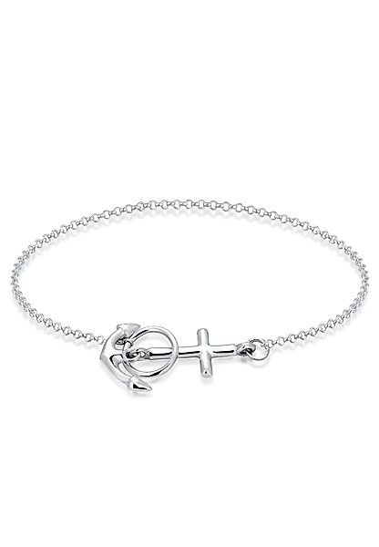 Elli Armband Anker Kreuz 925 Silber, günstig online kaufen