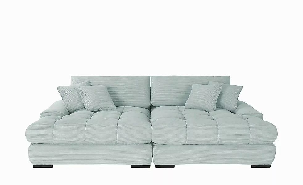 bobb Big Sofa  Hella ¦ blau ¦ Maße (cm): B: 310 H: 96 T: 203.0 Polstermöbel günstig online kaufen