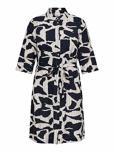 ONLY CARMAKOMA Sommerkleid "CARMISIA LIFE 3/4 BLK SHIRT DRESS WVN" günstig online kaufen