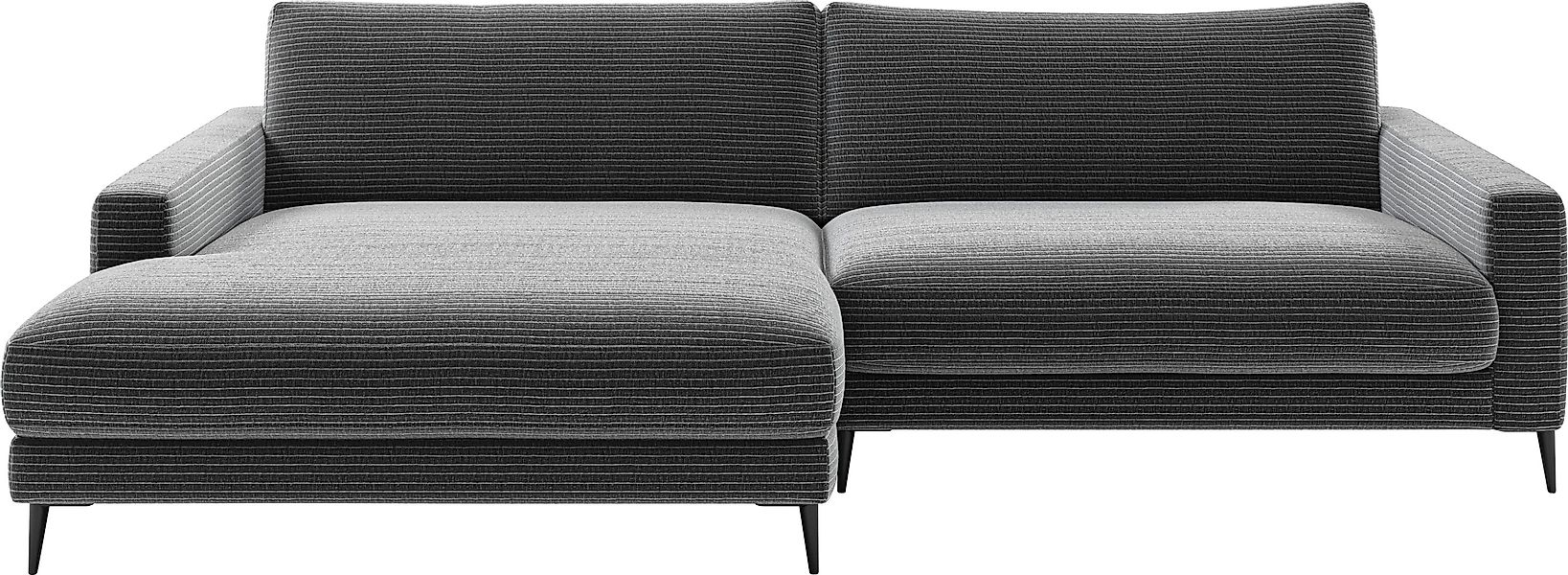 Home affaire Ecksofa »Downtown, B/T/H: 272/190/84 cm L-Form« weicher Sitzko günstig online kaufen