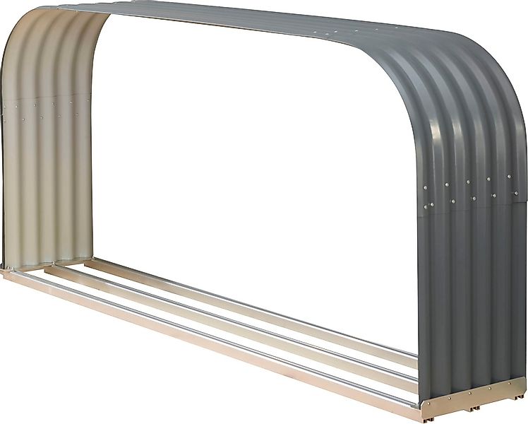 Vitavia Kaminholzregal "Lignum 401, flach" BxTxH: 210x40x100 cm günstig online kaufen