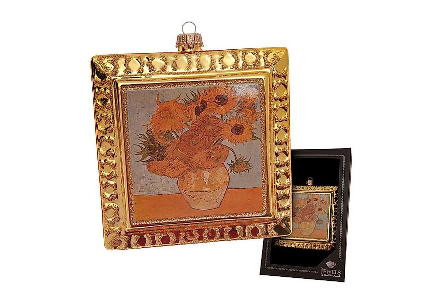 Krebs Glas Lauscha Christbaumschmuck Glasanhänger - Kunstwerke - Sonnenblum günstig online kaufen