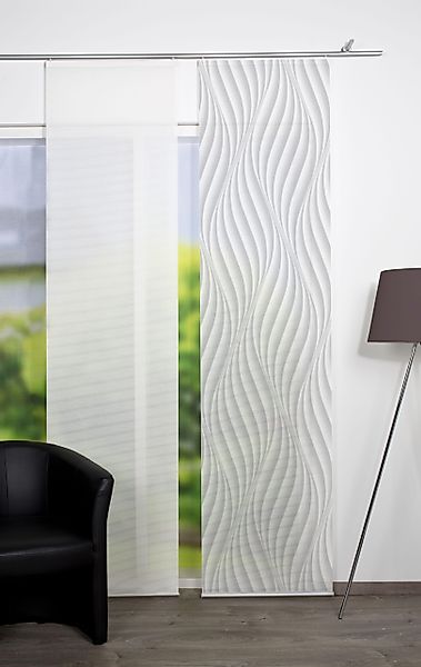 Vision S Schiebegardine "WAVE" Paneelwagen 1 Stk. tlg. HxB: 260x60, Schiebe günstig online kaufen