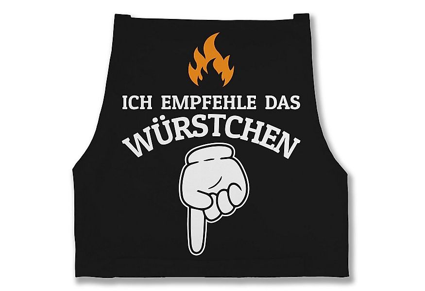 Shirtracer Kochschürze Ich empfehle das Würstchen - Grillfan Geschenk Grill günstig online kaufen