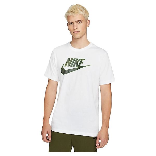 Nike Sportswear Essential Kurzärmeliges T-shirt XS White / Rough Green günstig online kaufen