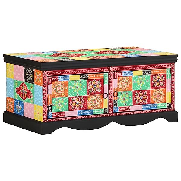 vidaXL Couchtisch Mehrfarbig 90x50x40 cm Massivholz Mango 4017561 günstig online kaufen