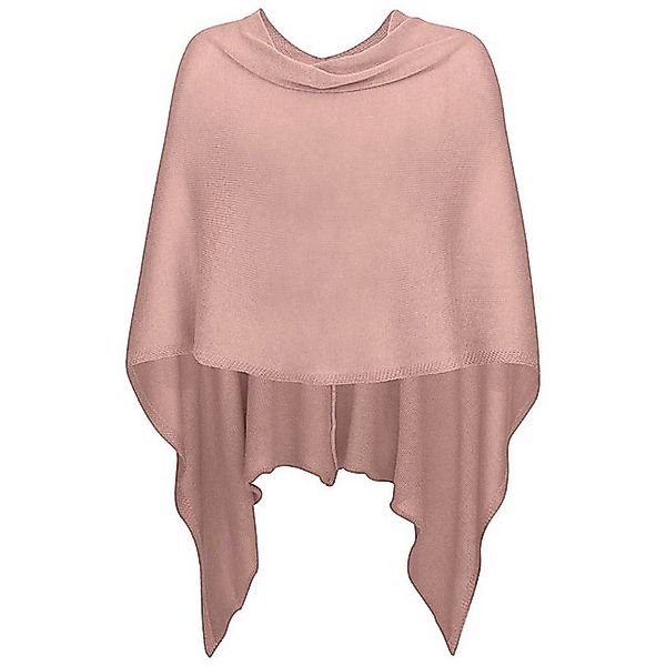 Mississhop Strickponcho Damen Poncho Cape Überwurf Strickponcho feiner Stri günstig online kaufen