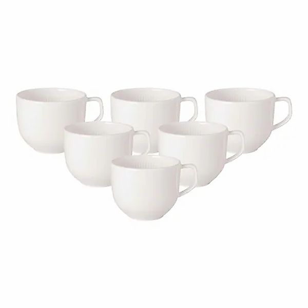 Villeroy & Boch Tasse »Kaffeetassen Afina 150 ml 6er Set weiß« günstig online kaufen