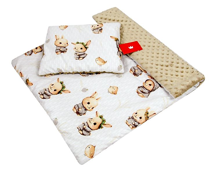 Kinderdecke BABYLUX Babydecke MINKY 2Set Kuscheldecke günstig online kaufen