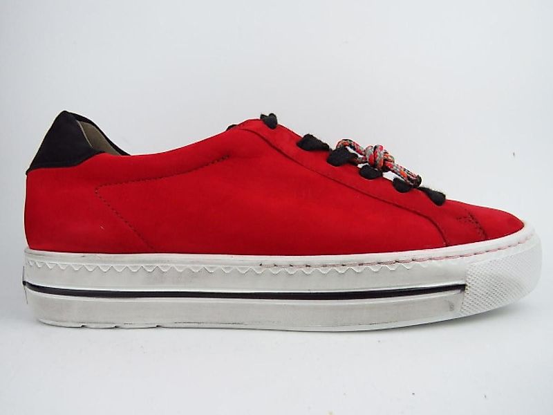 Paul Green Nubuk/Sz. chilli/schwarz Sneaker günstig online kaufen