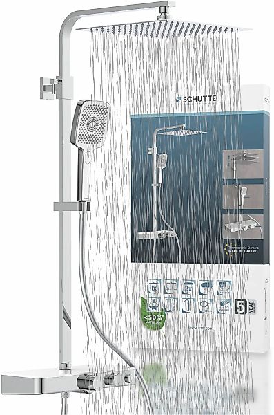 Schütte Brausegarnitur "OCEAN" Sicherheitssperre, höhenverstellb., inkl. Gl günstig online kaufen