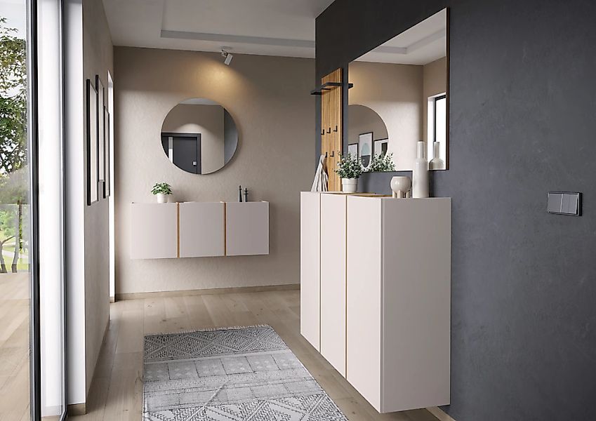 GERMANIA Garderoben-Set "GW-Libbiano Plus" 3 Stk. tlg. günstig online kaufen