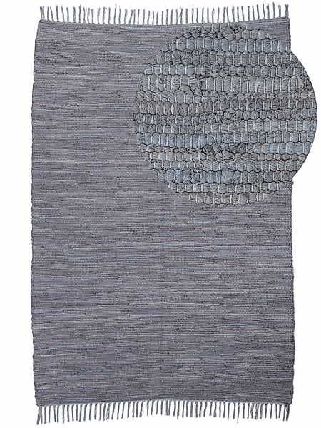 carpetfine Teppich "Kelim Chindi uni, auch als Läufer" rechteckig 5 mm Höhe günstig online kaufen