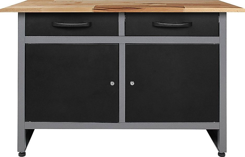 ONDIS24 Werkbank Werner, (Set), höhenverstellbar, ca. 120x60x85 cm günstig online kaufen
