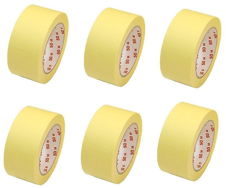 Defactoshop Klebeband Feinkrepp Band 6 Rollen günstig online kaufen
