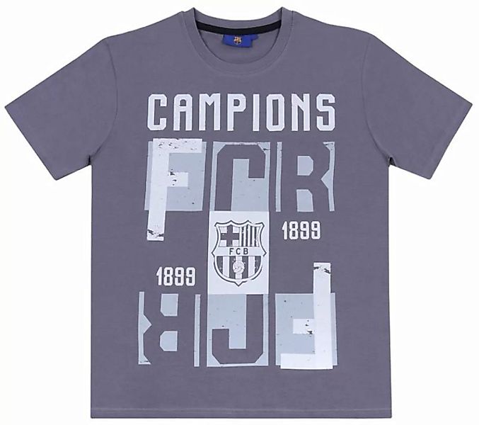 Sarcia.eu Kurzarmshirt Dunkelgraues T-shirt für Männer FC BARCELONA XXL günstig online kaufen