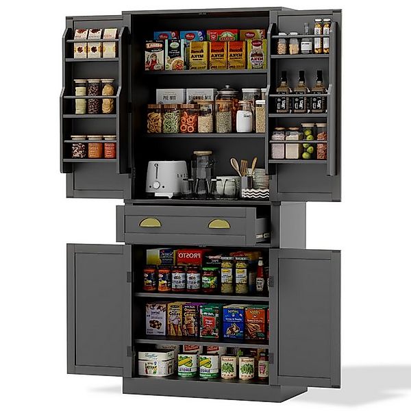 MODFU Hochschrank Multifunktionales,Sideboard (182 cm Hochschrank günstig online kaufen