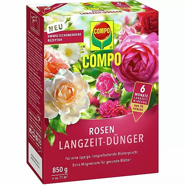 Compo Rosen Langzeit-Dünger 850 g günstig online kaufen