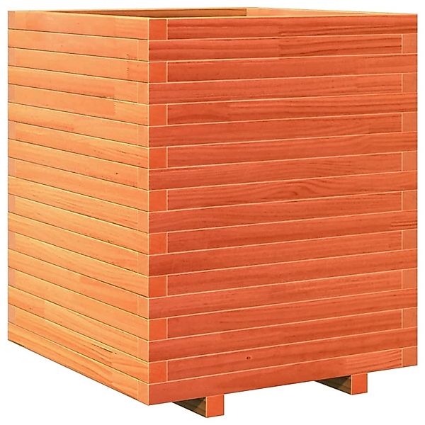 vidaXL Pflanzkübel Wachsbraun 60x60x72 cm Massivholz Kiefer 3282616 günstig online kaufen