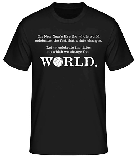 Change The World · Männer Basic T-Shirt günstig online kaufen