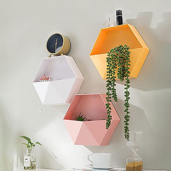 SEEZSSA Wandregal Multifunktionaler Blumentopf-Wandhalter im minimalistisch günstig online kaufen