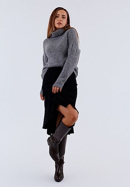 YC Fashion & Style Strickrock Eleganter Midirock aus Feinstrick - elastisch günstig online kaufen