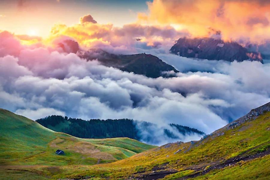 Papermoon Fototapete »Wolken in Bergen« günstig online kaufen