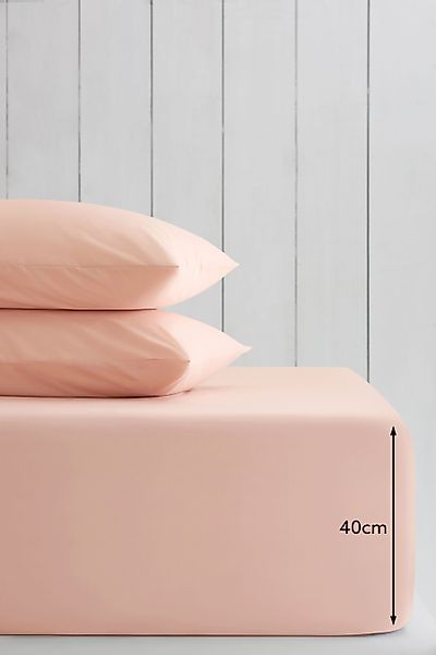Next Spannbettlaken Überschlaglaken mit hohem Baumwollanteil, günstig online kaufen